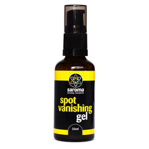 Saroma Spot Vanishing Gel natural pimple and acne treatment in 50ml bottle