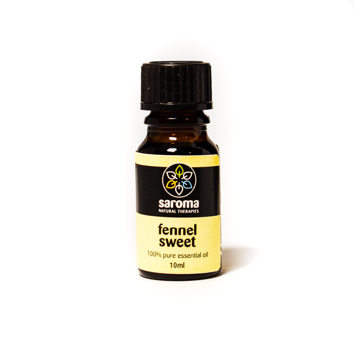 Saroma Fennel Sweet Essential Oil 10ml bottle for aromatherapy and digestive aid