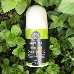 natural deodorant in natural setting,  no nasty chemical, ingredients found in nature