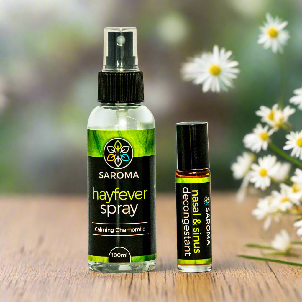 Saroma Hayfever Spray 100ml and Nasal Decongestant roll-on 10ml